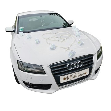 УКРАШЕНИЕ СВАДЕБНОГО АВТОМОБИЛЯ JUNIOR ROSE WHITE