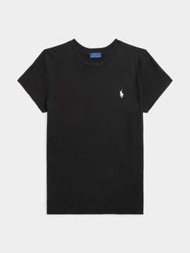 t-shirt polo ralph lauren premium damska koszulka czarna małe logo