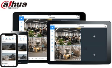 НАБОР IP-МОНИТОРИНГА 2 КАМЕРЫ 8MPx 4K DAHUA PoE IR + LED 30M Двойной свет