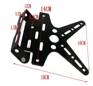 Alu номерной знак монтажная рамка регулировка угла универсальный