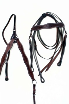 ЗАПАДНАЯ УЗДЕЧКА ИЗ США ПОВОДЬЯ + РАЗМЕР НАГРУДНИКА. Полный