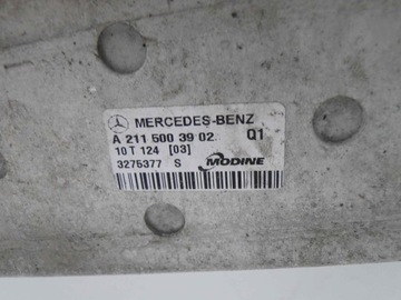 MERCEDES E TŘÍDA W211 211 CHLADIČ INTERCOOLER