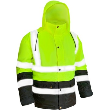 KURTKA ROBOCZA OCIEPLANA ZIMOWA ODBLASKOWA 3XL
