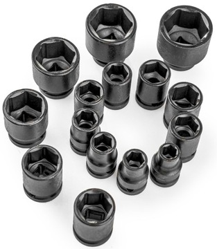 НАБОР ИНСТРУМЕНТОВ ТОРЦОВЫЕ КЛЮЧИ НАСАДКИ С ТРЕЩОТКОЙ 1/2'' CR-V, 24 ЭЛЕМЕНТА