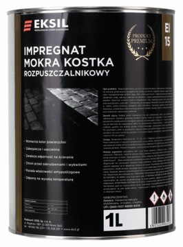 Impregnat PREMIUM wodny efekt MOKRA KOSTKA EKSIL EI-15 1L