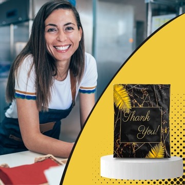 УПАКОВКИ КУРЬЕРСКАЯ ФОЛЬГА КОНВЕРТЫ ИЗ ПРОЧНОЙ ФОЛЬГИ 255х370 СПАСИБО 50 шт.