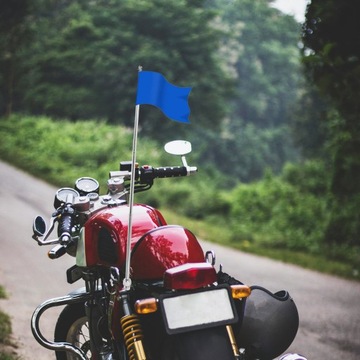 Флагшток для велосипеда. Держатель для флага на руле.