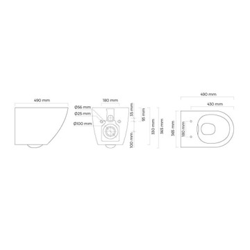 УНИТАЗ С СИДЕНЬЕМ, ПОКРЫТИЕ SMART OLTENS HAMNES KORT