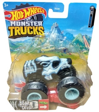 FYJ44 auto MONSTER TRUCKS HOT WHEELS BEAR DEVIL NI