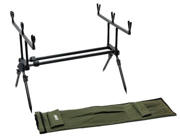 Набор подставок для карповых удочек, 2 сигнализатора, 2 свингера