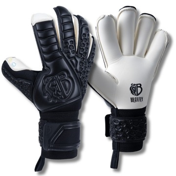 Rękawice bramkarskie BRAVRY PERFECT ROLL BLACK II r. 10