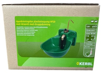 Поилка с трубным клапаном HP20 с трубным подогревом