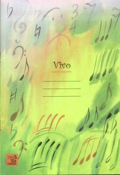 Zeszyt nutowy Euterpe Vivo kalsyczny A4, 32 strony