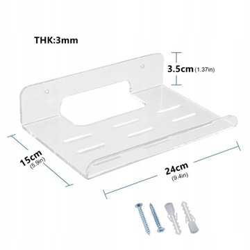 Настенная полка для хранения маршрутизатора Wi-Fi