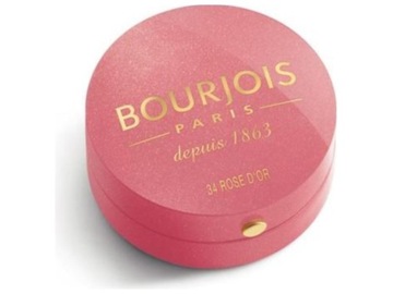 Bourjois Róż do policzków prasowany różowy 34 Rose 2,5 g
