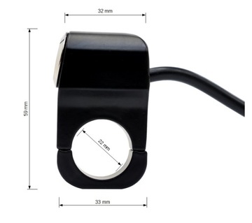 Переключатель светодиодный красный красный цвет