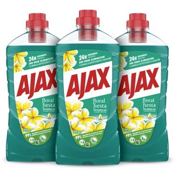 AJAX płyn uniwersalny KWIAT LAGUNY 3x 1L