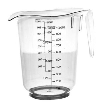 DZBANEK miarowy kubek z miarką podziałką 1000ml 1L