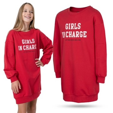 SUKIENKA DZIEWCZĘCA 4F DRESOWA JSUDD001 158/164