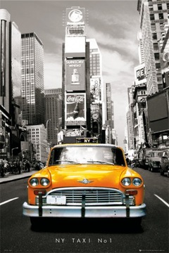 Nowy Jork - Taxi no 1 - plakat 61x91,5 cm