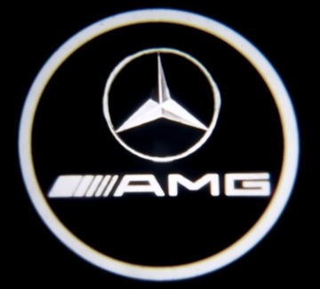 Mercedes Benz C-Class W204 Logo Lrojektor do DRZWI