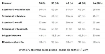 SUKIENKA DRESOWA KOBIECA TUNIKA ASYMETRYCZNA OVERSIZE POMARAŃCZOWA 44 XXL