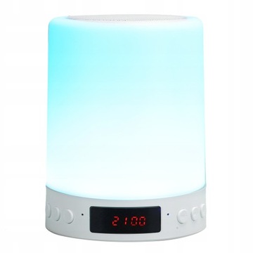 Głośnik Bluetooth Budzik Kolorowe światło nocne