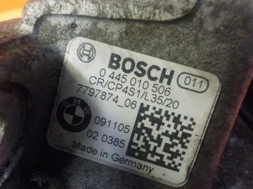 BMW E90 E87 2.0 D EURO 5 10R 177KM N47 ČERPADLO VSTŘIKOVAČE 0445010506 7797874