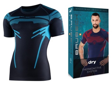 BRUBECK DRY MEN ODDYCHAJĄCA SPORTOWA KOSZULKA -L