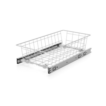 Kosz wysuwany na bieliznę NOMET szuflada druciana do 400 mm biała P1 H20