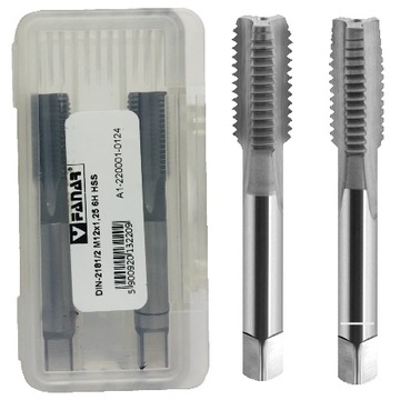 FANAR Gwintownik M12x1,25 mm 2 szt HSS POLSKI