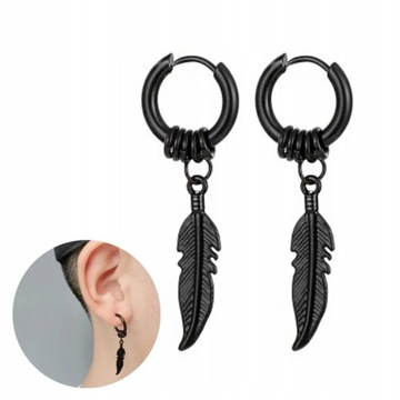 Модная панк-черная стрела из нержавеющей стали