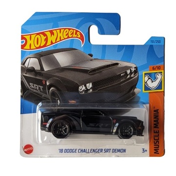 HOT WHEELS '18 Dodge Challenger SRT Demon HKK90 - OPIS