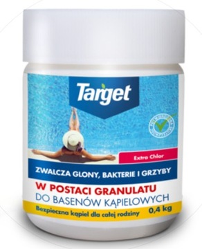 TARGET Extra Chlor dezynfekuje wodę basenową 0,4kg