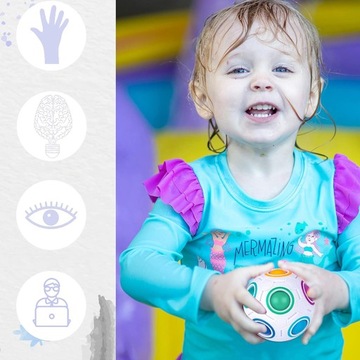 2x МАГИЧЕСКИЙ ШАР СНЯТИЯ СТРЕССА СЕНСОРНЫЙ АНТИСТРЕССОВЫЙ ЛОГИЧЕСКИЙ ШАРИК НЕПОСЕДА