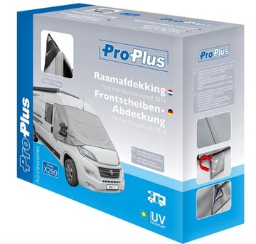 Термозащита окон для Fiat Ducato 2014 г.в., жалюзи