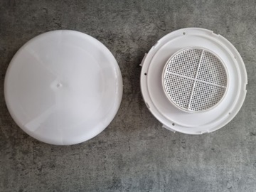 Дефлектор прицепа, грибовидная головка, белый, Reiss, оригинал, Turismus PL