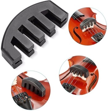 Резиновый глушитель для скрипки - размер 4/4 и 3/4.