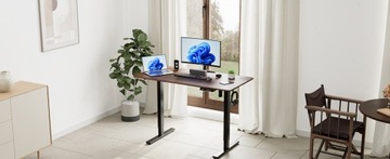 Электрический стол HOMAVO 120x60см, USB-A и тип C, регулируемый по высоте