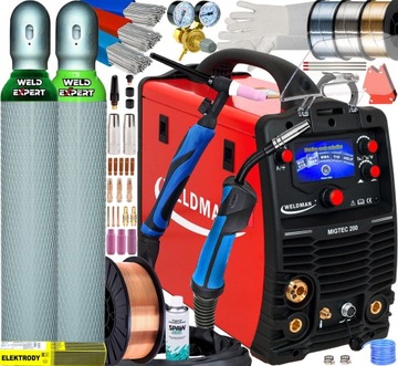 SPAWARKA MIGOMAT WELDMAN MIGTEC MIG 200 LCD IGBT