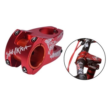 Вынос для горного велосипеда 31,8/35 мм Короткий вынос для гарнитуры 28,6 Красный