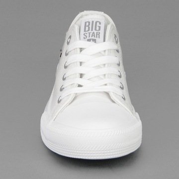 TRAMPKI damskie buty BIG STAR ekoskóra białe sneakersy V274869 r. 36