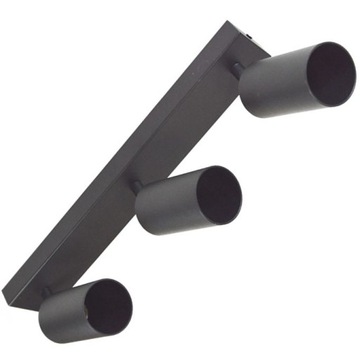 Lampa sufitowa SPOT 3xGU10 ruchoma FAR3 czarna