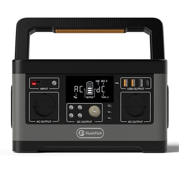 Портативный солнечный генератор электростанции 540 Втч + FlashFish TSP18V60W