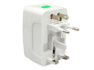 PRZEJŚCIÓWKA ADAPTER UNIWERSALNA WTYCZKA ŚWIAT USA JAPONIA