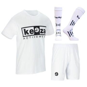 Komplet treningowy KEEZA koszulka, spodenki, getry