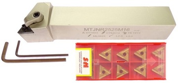 НОЖ СКЛАДНОЙ ПОВОРОТНЫЙ MTJNR 2525 M16 + ПЛАСТИНЫ TNMG 160408R MTJNR 25х25 25мм