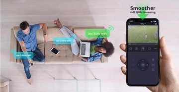 FOSCAM KAMERA SD4 BIAŁA 4 MPIX WIFI MICROSDHC P2P