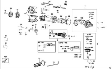 DEWALT N409481 КОЛЕСО ДЛЯ DWE4257