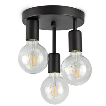 LAMPA SUFITOWA PLAFON ŻYRANDOL LOFT EDISON G95